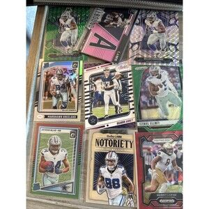 Dallas Cowboys Football Card Lot Bundle - Approx. 100 Cards With Inserts